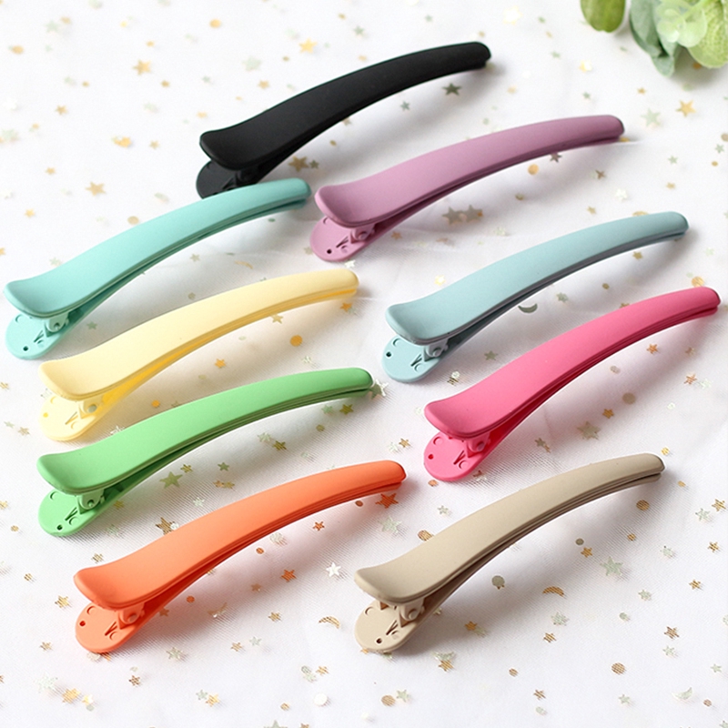 1Pcs Colorful Acrylic Barrette Duckbill Hair Clips Clamp Hair Pins For Women Girls Hairpin Hair Accessories