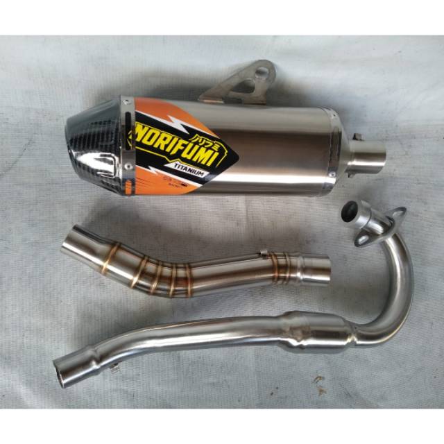 Knalpot Norifumi Titanium Buat Motor KLX dan CRF