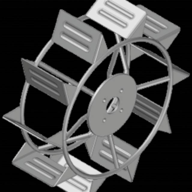 RODA BESI TRAKTOR MINI QUICK CAKAR BAJA IRON WHEEL 550