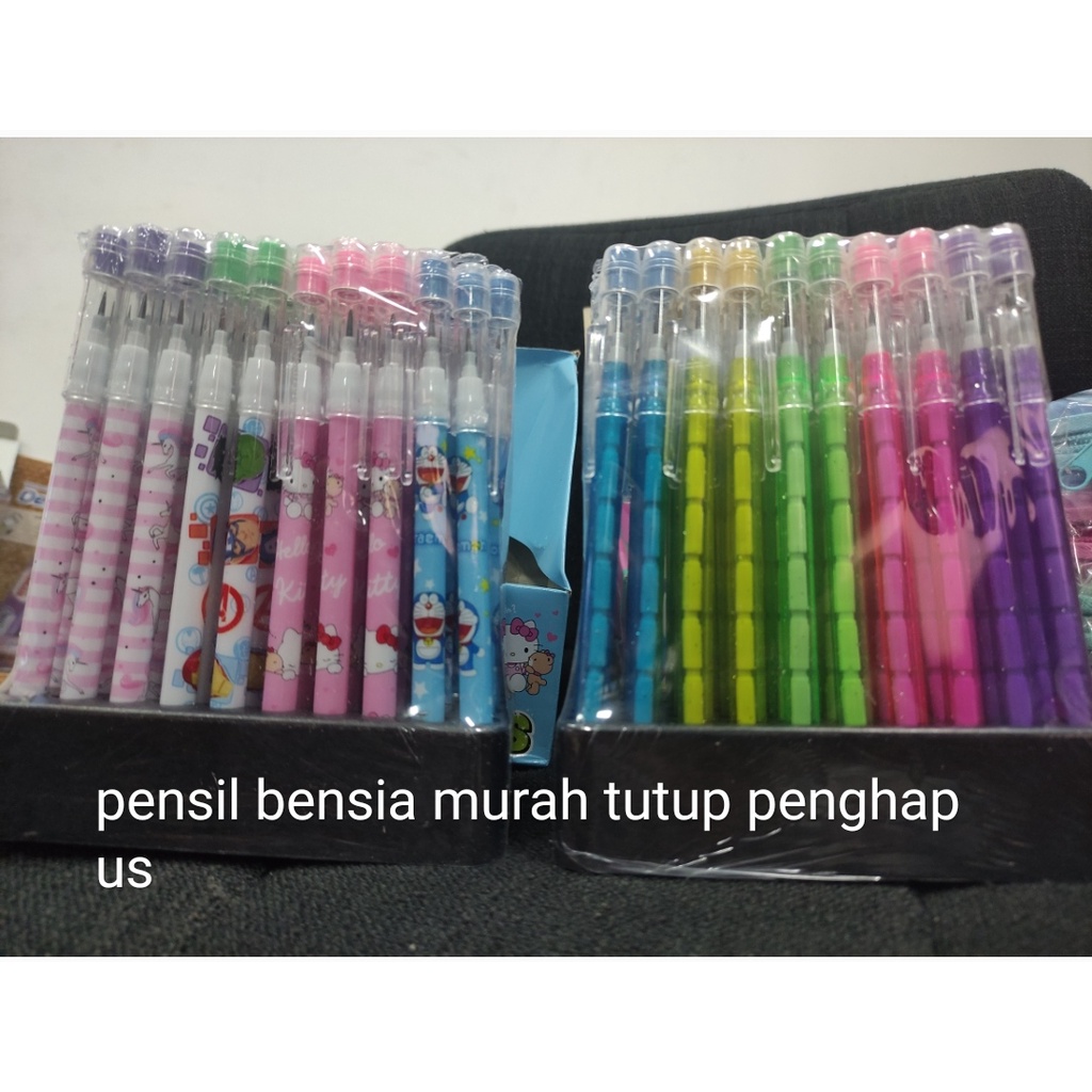 

pensil bensia karakter atau glitter yosep murah