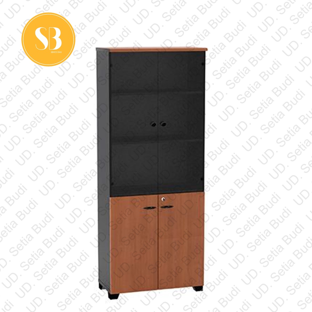 Lemari Arsip /  Filing Cabinet + Pintu Kaca Modera CHC-9423 C-Class