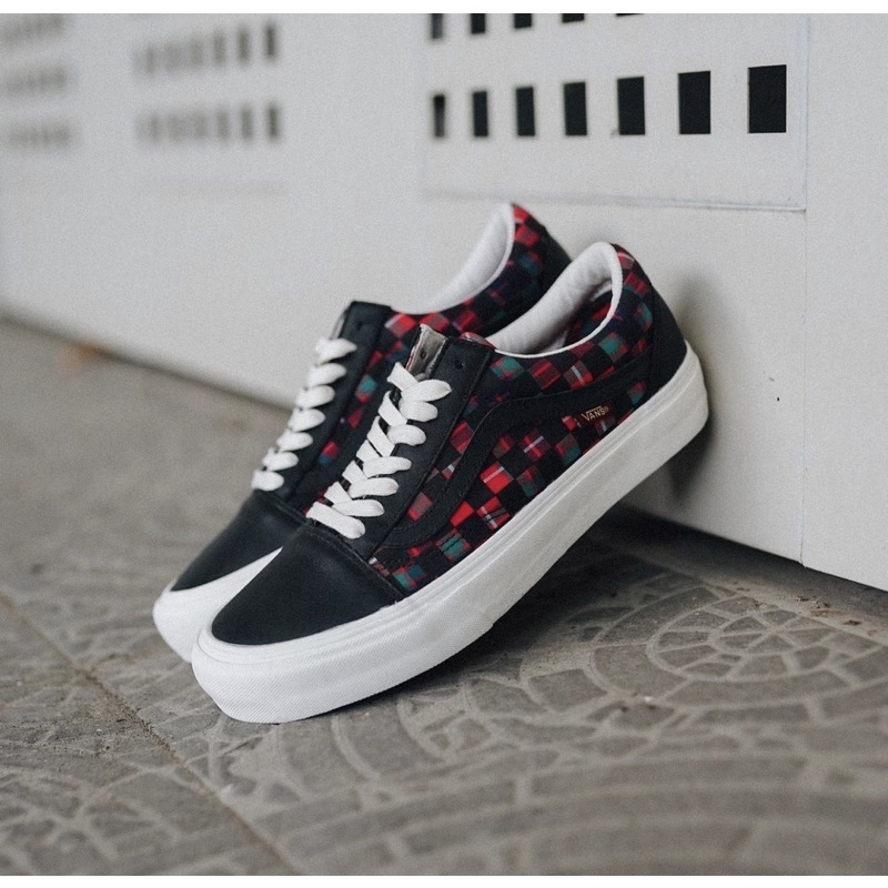 Vans x Baracuta Vault Old Skool Lx Black Plaid Checker