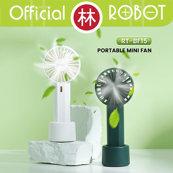 KIPAS ANGIN PORTABLE MULTIFUNGSI ROBOT RT-BF15 MINI FAN GARANSI