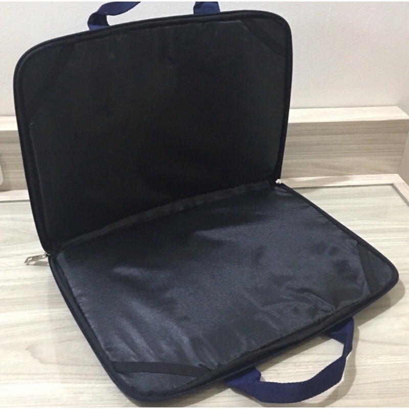 TAS LAPTOP MONOCHROME 12&quot; 14&quot; / TAS LAPTOP JINJING (FREE CUSTOM NAMA)