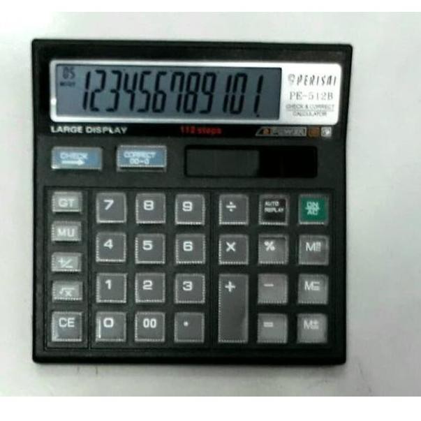 

Paling Laku ↪ PE-512B KALKULATOR PERISAI / ELECTRONIC CALCULATOR だ Ready Stock,,