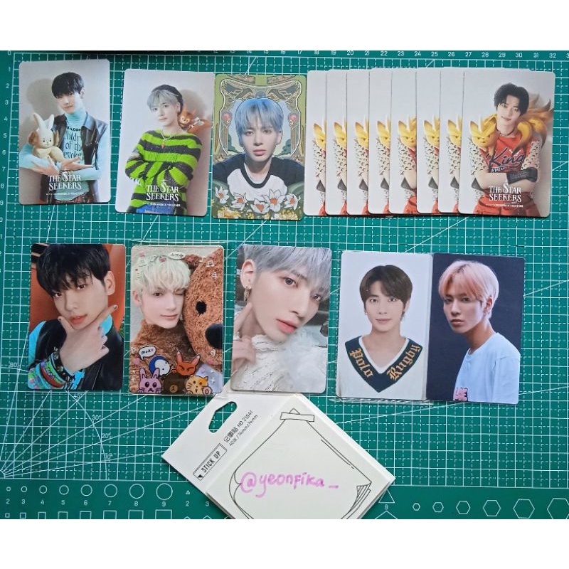 Poca & OS Card TXT freeze and Fight or escape, Taehyun world, Card tickets Taehyun, Taehyun moakit2