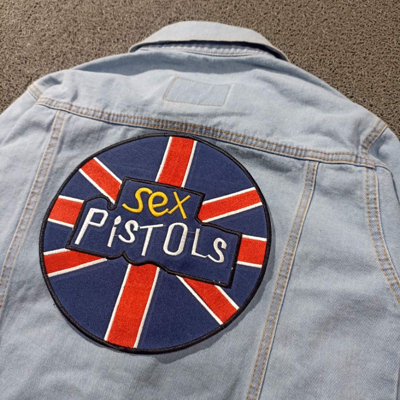 Backpatch bordir besar SEX PISTOL ENGLAND premium best quality