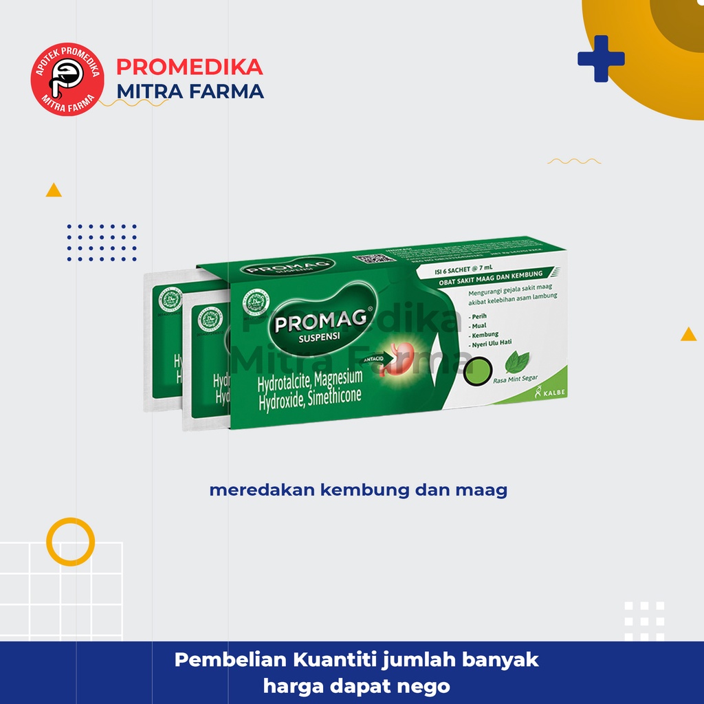 Promag Cair / Sachet / Obat Maag Cair Dewasa