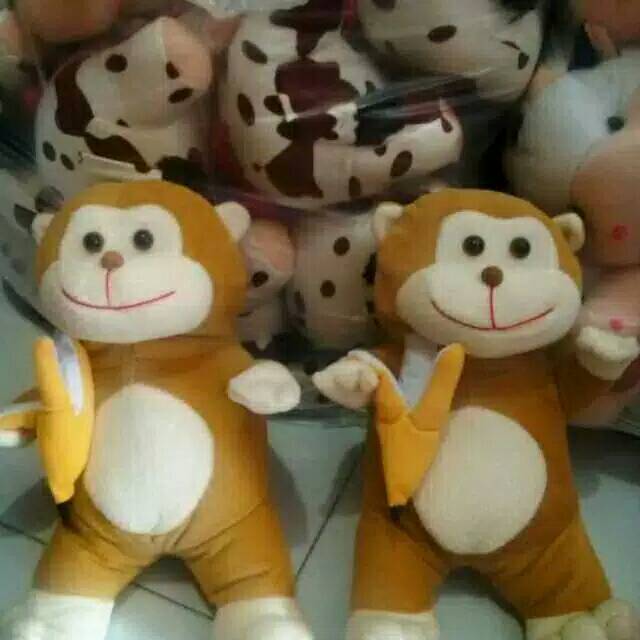 Boneka monyet pisang