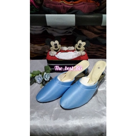 Slop pengantin polosan/Sepatu pengantin