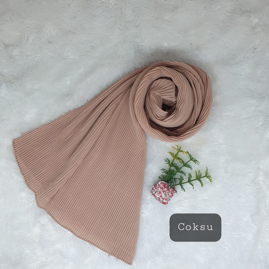 Pashmina Plisket Ceruty Babydoll Full Plisket