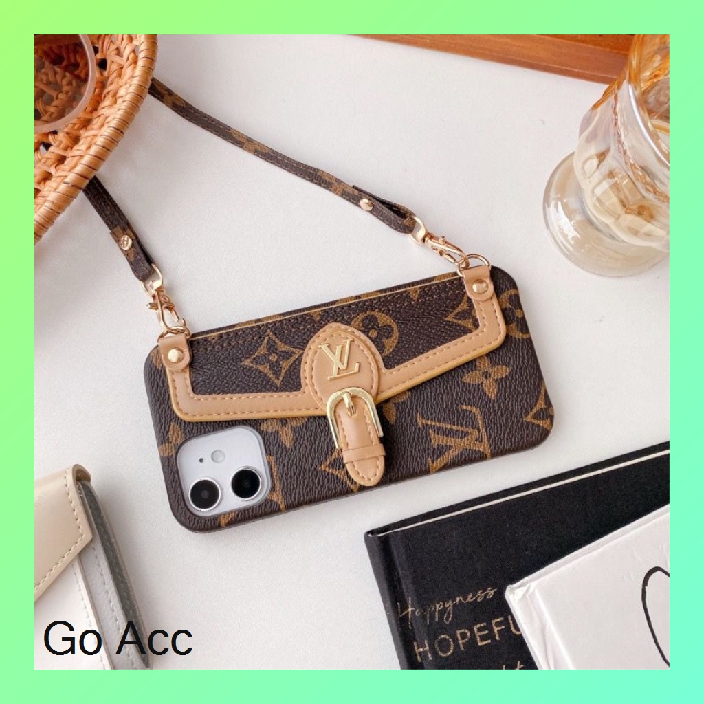NEW Case Casing Tempat kartu dompet kecil mini case Iphone 6+ 6s+ 6sPlus 7+ 8+ 7plus plus 8plus X Xs Xr 11 Pro Max 12 Pro Max 13 charm pocket FH33