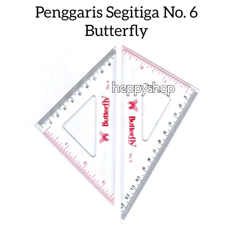 

Penggaris Segitiga No. 6 Butterfly