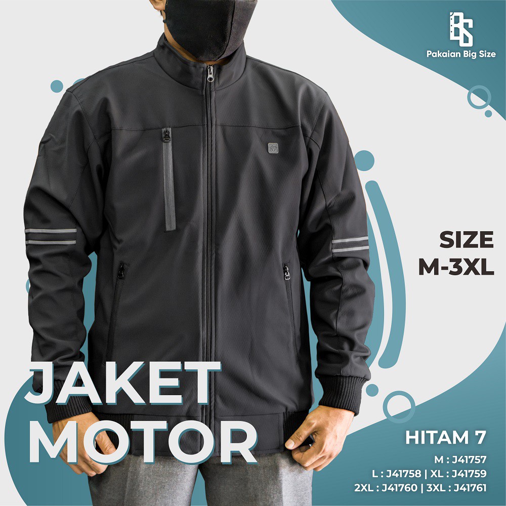 Jaket motor Krah Jstro Elmour Bonding Hitam 7