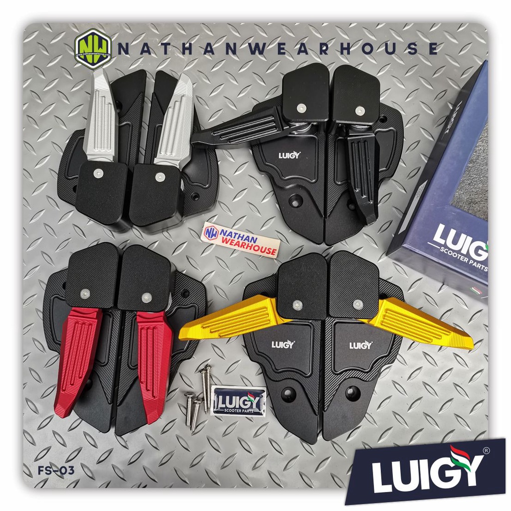 Footstep Foot Rest Step Pijakan kaki Vespa sprint primavera Luigy fs-03