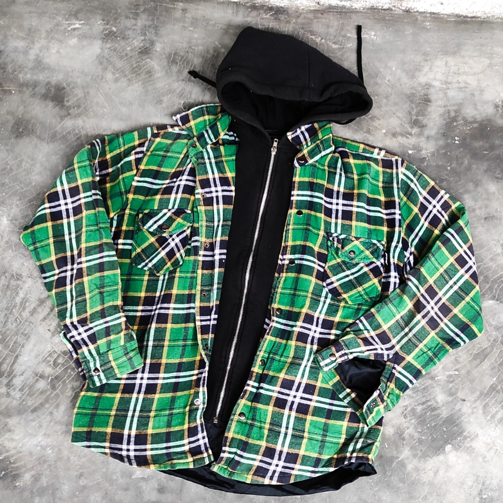 Jaket vintage celana kaos varsity sukajan hoodie crewneck second kemeja flannel not stussy