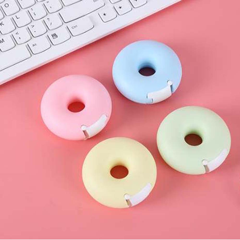 QUINTON Fashion Masking Tape Cutter School Tape Split Tape Cutter Love Heart Tape Storage Organizer Cute Candy Color Paper Stationery Tape Dispenser/Multicolor