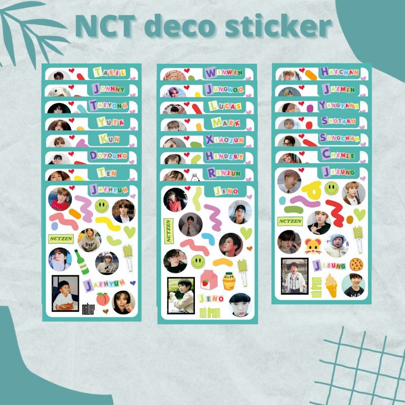 

STICKER DECO NCT WATERPROOF (min 2 pcs)