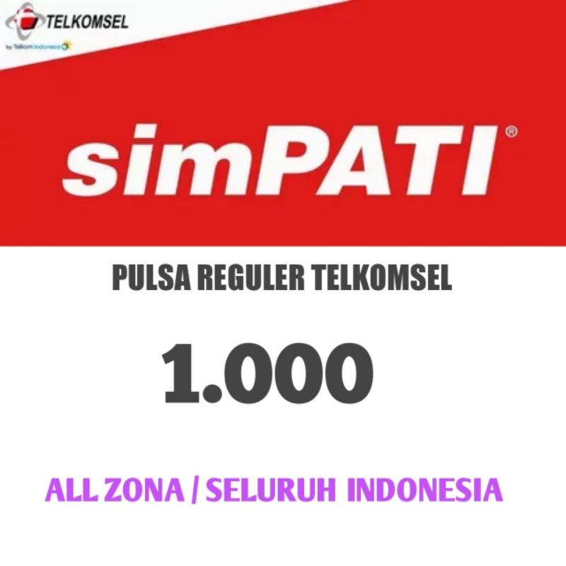 PROMO PULSA TELKOMSEL MURAH 1K 1000 1RB 1RBU