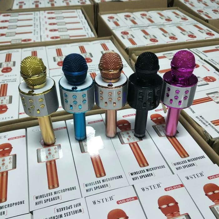 PROMO SPEAKER MIC Q9 Q7 BLUETOOTH MIC KARAOKE WIRELESS SMULE
