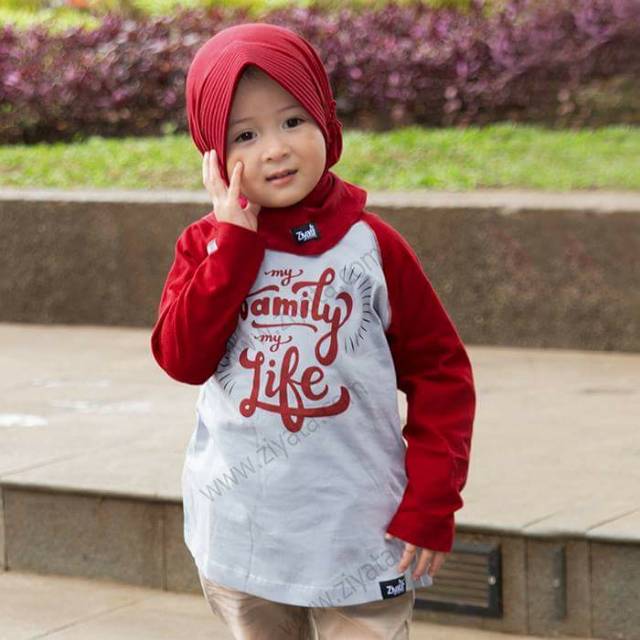 Ziyata Zt025/KAOS ANAK /KAOS SARIMBIT KELUARGA