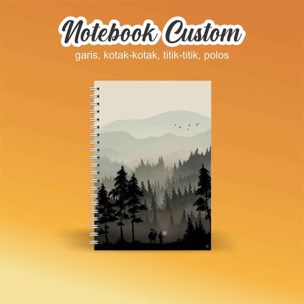 

NOTEBOOK A5 CATATAN/JURNAL BOOKPAPER GRID/KOTAK2#DOTTED/TITIK2#BLANK/POLOS