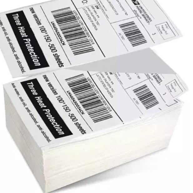 

Baru - Kertas Thermal Label Bare 100 x 150 mm isi 500 Pcs Harga Termurah