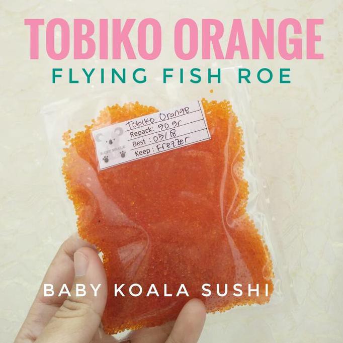 

ENAK Tobiko | Telur Ikan SHARE SIZE 50gram TERLEZAT