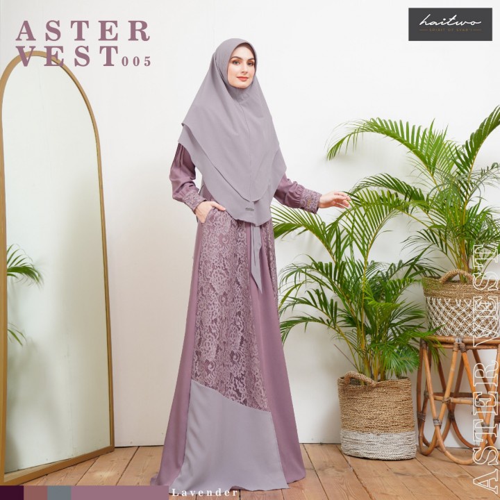 Gamis Syari Haitwo ASTER VEST 005 Fashion Muslim