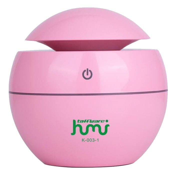 Diffuser Humidifier Aromatherapy Pelembab Udara Pewangi Ruangan Disfuser Essential Oil Purifier H41-BULAT PINK