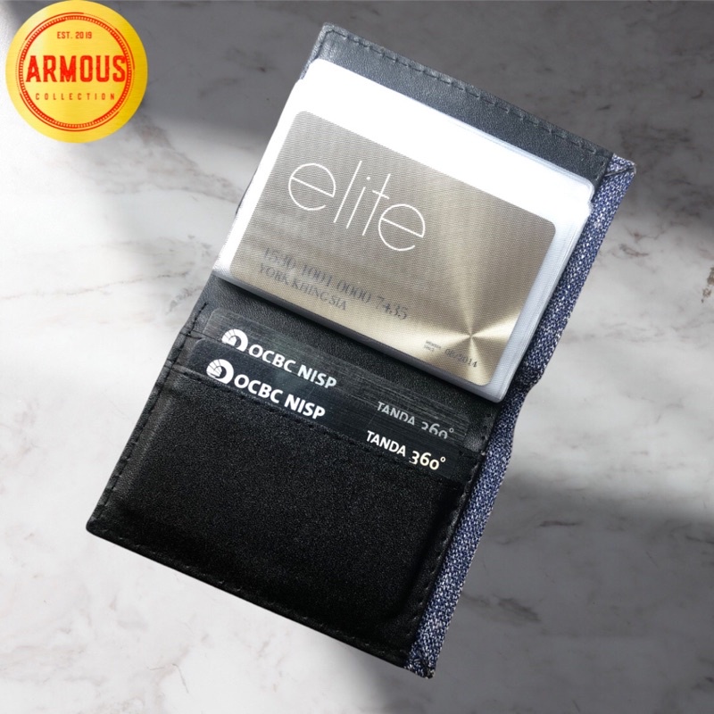 DOMPET KARTU CARD HOLDER FASHION DENIM PREMIUM MULTISLOT PRIA WANITA CARD HOLDER TERBARU