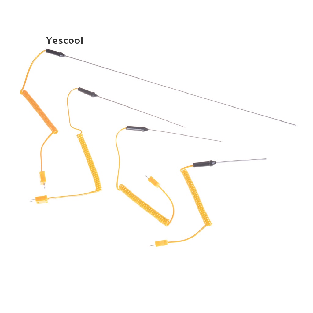 Yescool Probe Sensor Suhu Tipe K 100 / 150 / 200 / 500mm