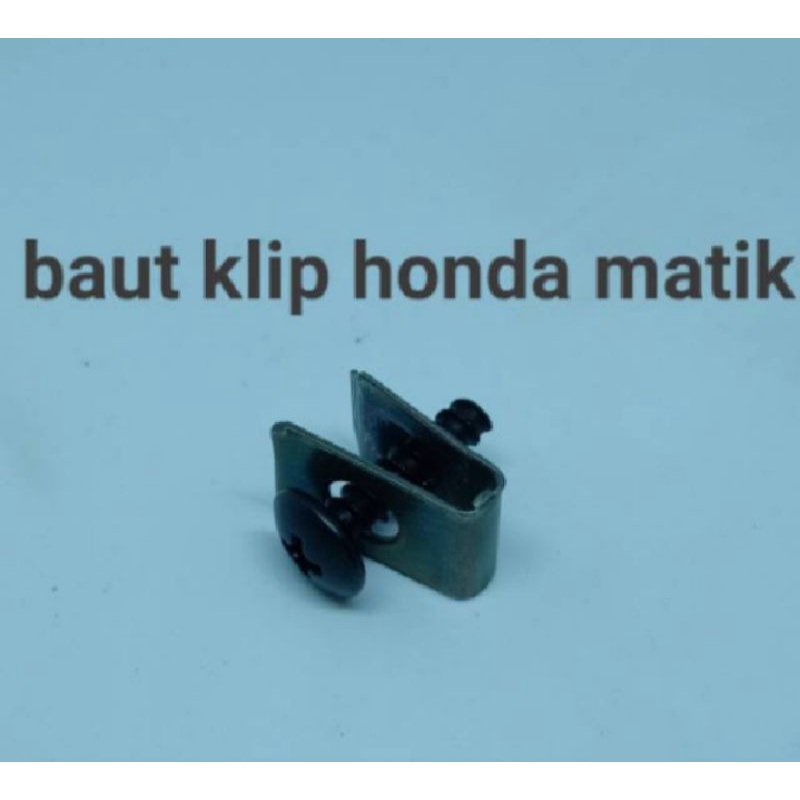 Baut klip body motor Honda metik (Vario, beat, dll)