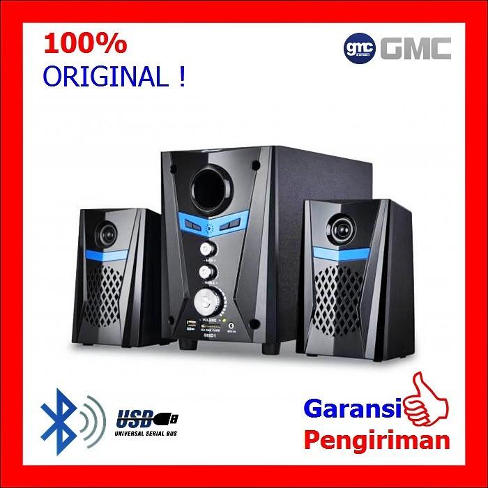 TERBARU  Laris Speaker Aktif Bluetooth GMC 888 D1
