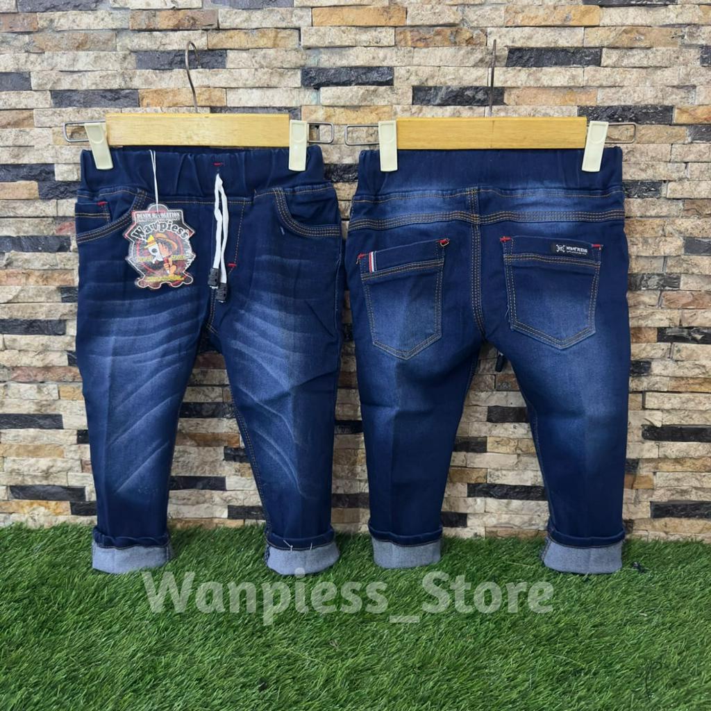 Celana Jeans Anak Umur 1-8 Tahun | KAIN JEANS STRECH PREMIUM