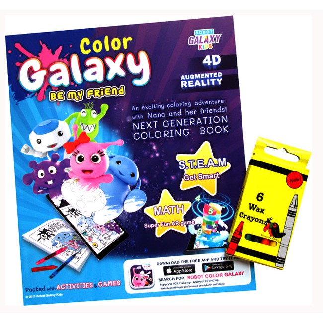 

(COL-AR-MATHGAL) MATH GAME COLOR GALAXY - ACTIVITY BOOK 24 PAGES