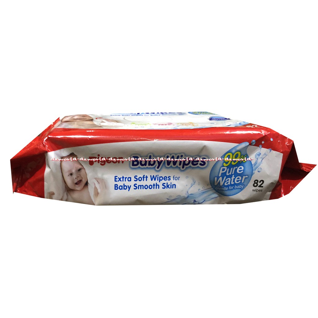 Pigeon Baby Wipes Pure Water 82Sheet Tissue Pigen Tisu Basah Wet Tisue