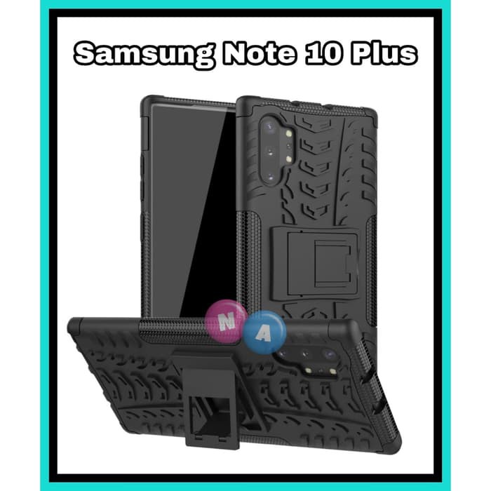 NA - Case Standing Armor Samsung Note 10 Plus - Cover Stand Armor