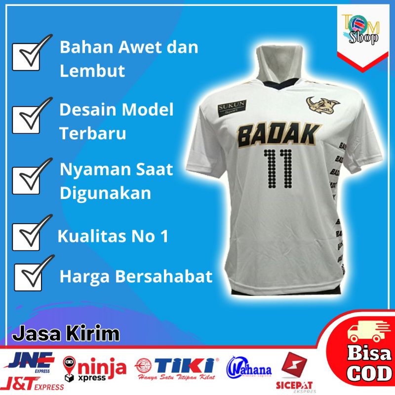 Jersey volly kaos volli sukun badak