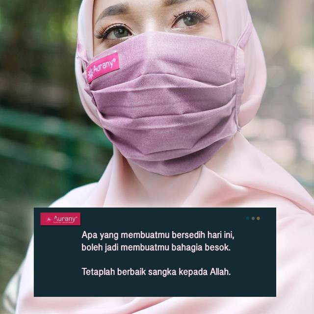 MASKER KAIN POLOS II AURANY