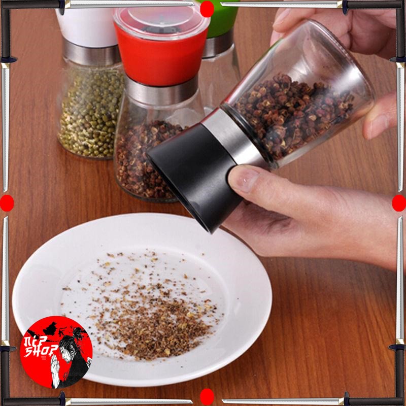 Manual Glass Pepper Grinder