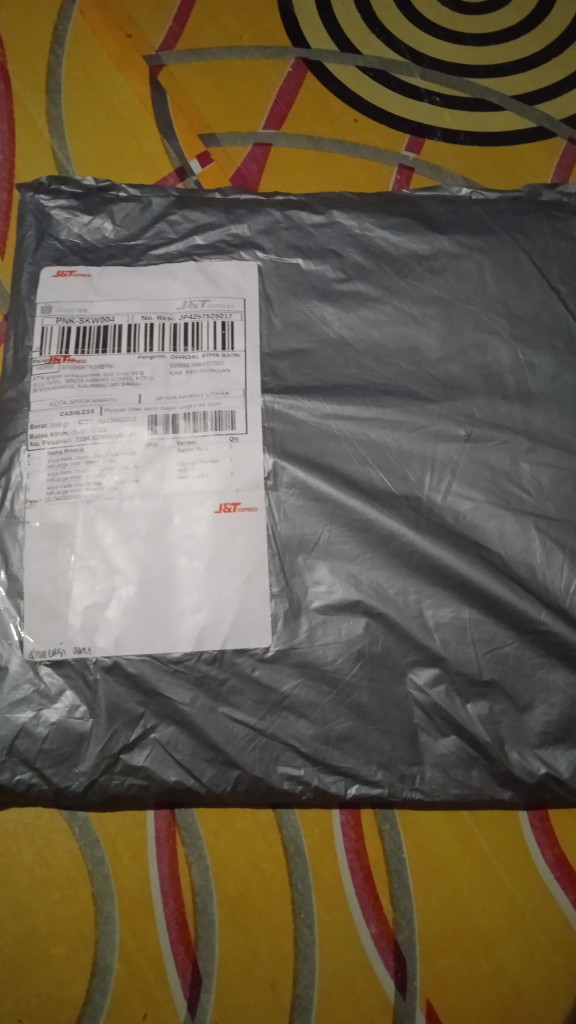 Atiya Batik Couple Baju Batik Couple Keluarga Motif Dimensi Abu