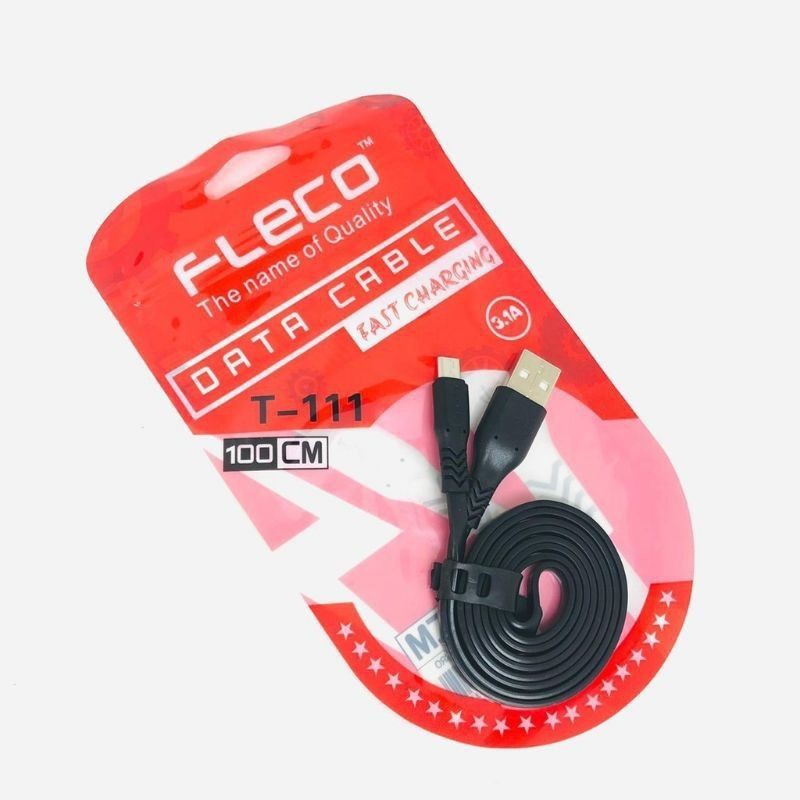 Kabel Data FLECO USB Micro Kabel Casan Kabel Charger FLECO V8 BB Android Micro Fast Charging T-111