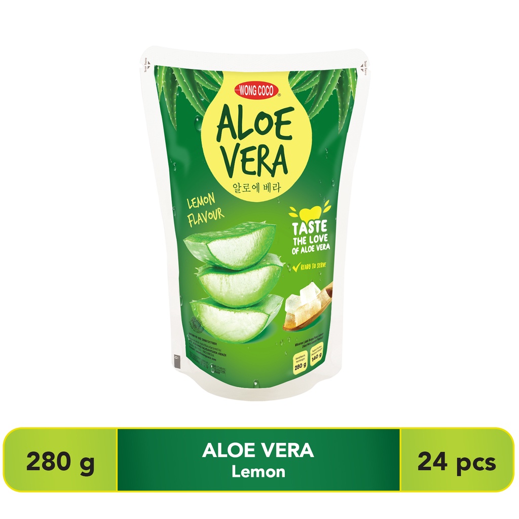 

Wong Coco Aloe Vera Lemon 280Gr X 24 ( 1 Karton )