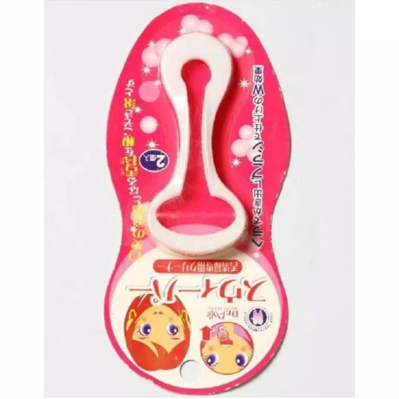 pembersih lidah plastik 1 set isi 2