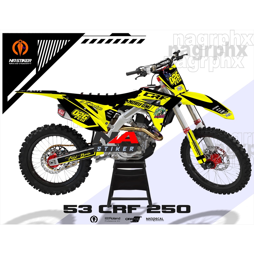 DECAL CRF250R 2018 FULLBODY CODE CRF-53