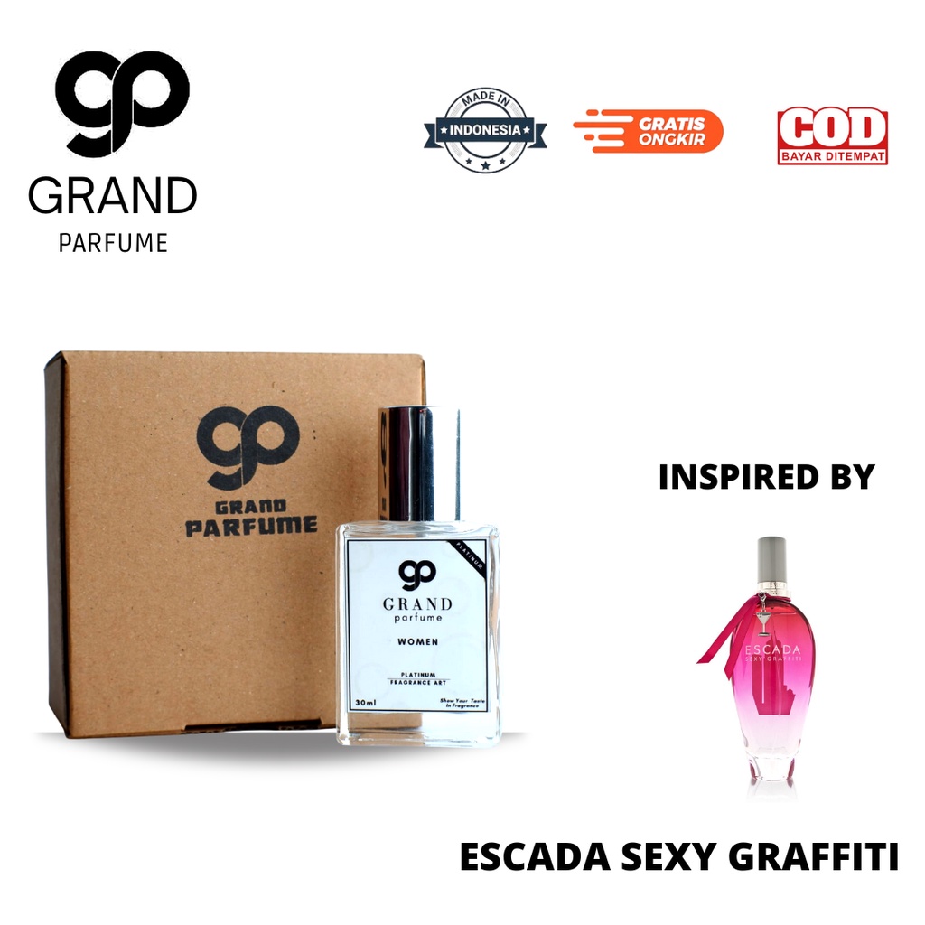 Grand Inspired Parfume Escada Sexy Graffiti Gra Farfum Minyak Wangi Wanita Parfum Tahan Lama