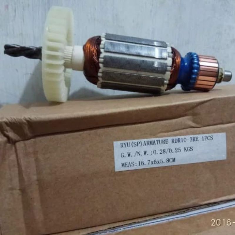 angker armature bor tangan 10 mm RYU rdr10-3 re