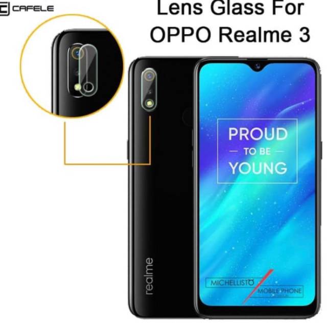 Tempered Glass Camera Realme 3 - Anti Gores Kamera Realme 3 Biasa - SC