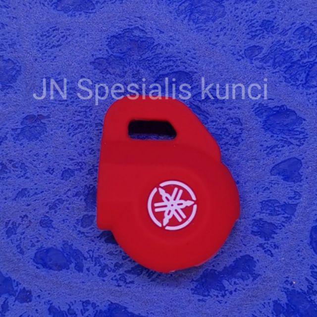 Sarung silikon kunci motor Nmax, lexi-Merah